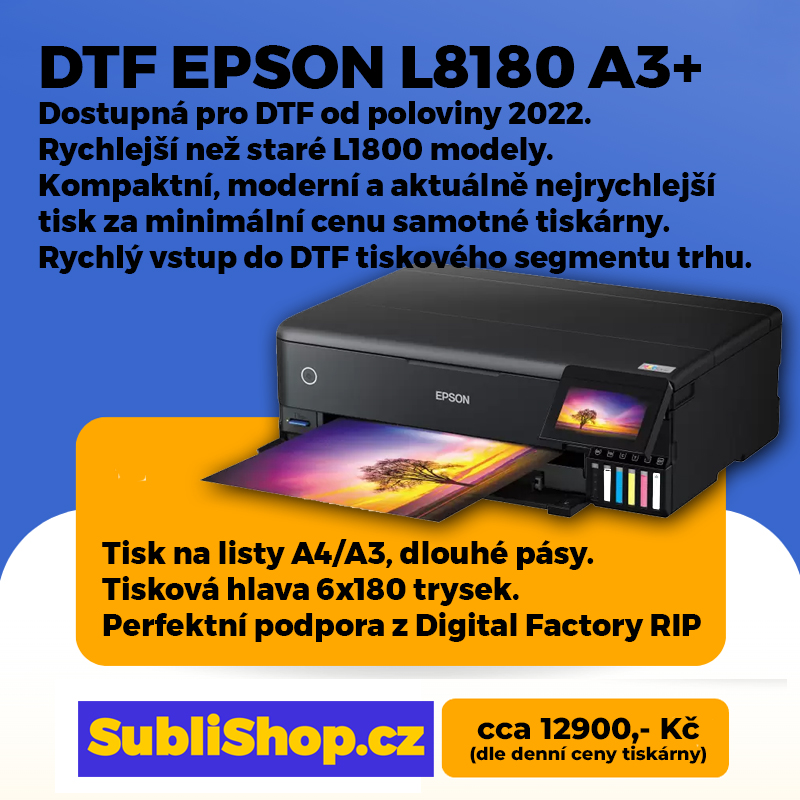 DTF tiskárna Epson L8180