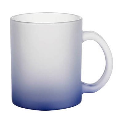 Hrnek z matného skla o objemu 330 ml pro sublimaci - tmavě modrý