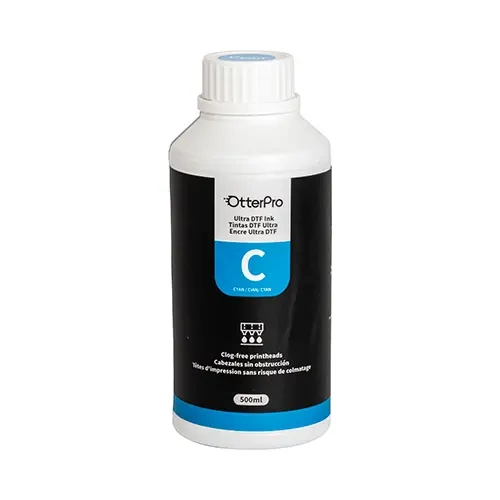 DTF inkoust OtterPro Ultra Cyan 500 ml