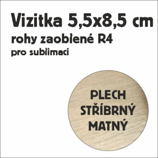Vizitka AL 55x85mm-stř.mat.bro