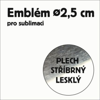 al plech pr. 25mm stříbr.lesk