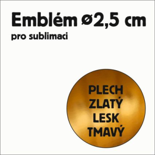 Al plech pr. 25mm zl. tm. lesk