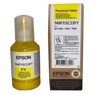 Epson sublimační inkoust Fluorescent Yellow T49F7/SC23FY (140ml)