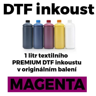 DTF inkoust PREMIUM Magenta 1 litr 