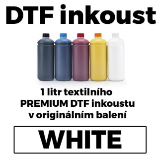 DTF inkoust PREMIUM White 1 litr 