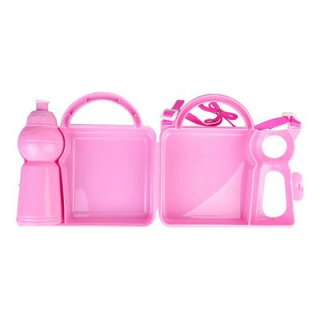 Dětský sublimační box na snídani - růžový